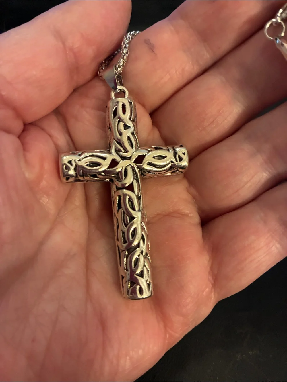 Celtic Cross Pendant Necklace  This cross is so smooth to the touch. NWOT